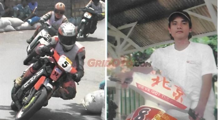 Gelaran GGBRR (kiri) dan Bambang Pamor, joki balap merek Beijing (kanan)