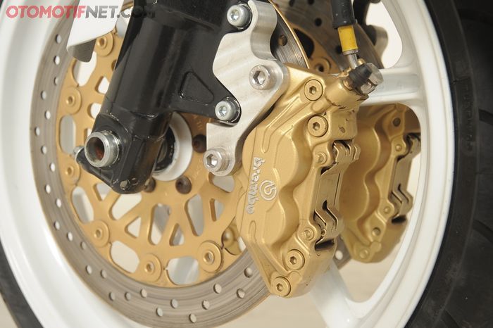 Ganti kaliper rem depan harus bikin adaptor