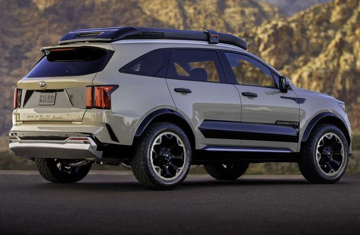 Tampilan belakang inspirasi modifikasi KIA Sorento tampil gagah ala Zion Edition