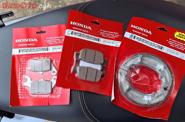 berikut harga kampas rem motor matic Honda 