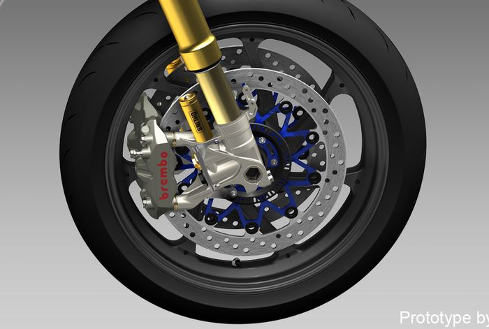 Bagian tengah cakram dibuat dengan bahan khusus