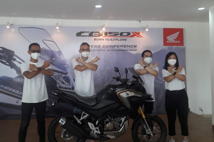 Astra Motor Yogyakarta resmi meluncurkan Honda CB150X pada Sabtu (18/12).