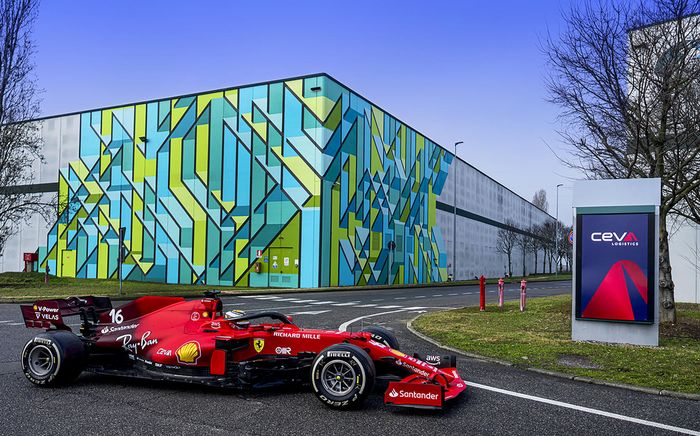 Tim Ferrari menjalin kerja sama baru dengan CEVA Logistics mulai musim balap F1 2022