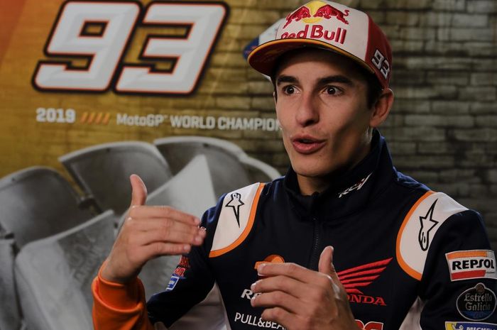 Meski cuma balapan virtual MotoGP, Marc Marquez tetap bertekad untuk tampil agresif agar bisa meraih kemenangan