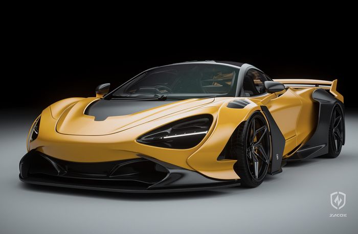 McLaren 720S tampil sangar meski baru sebatas rendering body kit yang ditampilkan