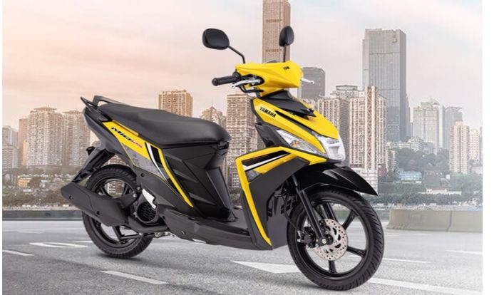 Warna baru Yamaha Mio M3 tipe standar, Aggresive Yellow