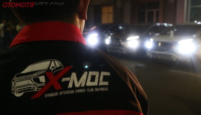 Saat peluncuran produk Autovision LED ini SPN turut menggandeng komunitas Xpander Mitsubishi Owner Club Indonesia (X-MOC).