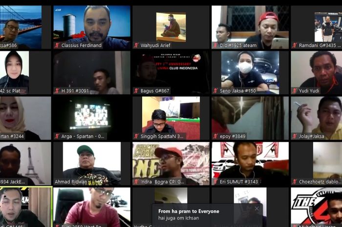 Grand Livina Club Indonesia Rayakan Ultah ke-7, Dukung PSBB, Potong Tumpeng Virtual