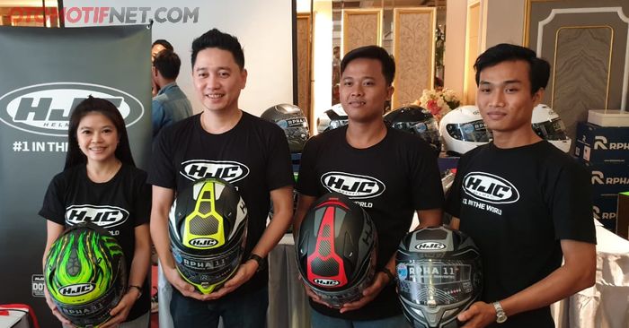 Pengenalan helm HJC RPHA dengan standa SNI di Jakarta (30/10/2019)