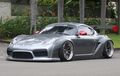 Porsche Cayman Sepatbor Dirobek, Pasang Body kit Lokal, Kaki Totalitas