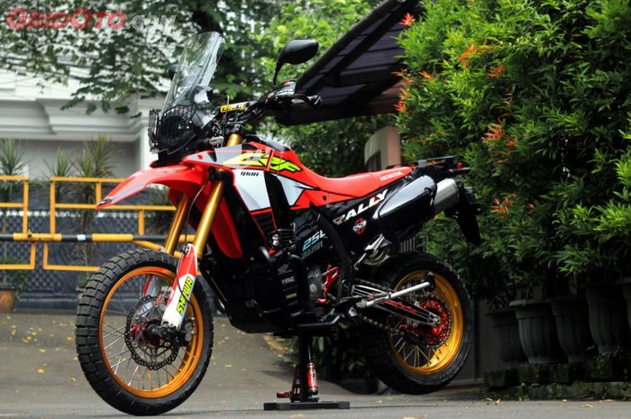 Modifikasi Honda CRF250 Rally sebagai pacuan turing trans Sulawesi