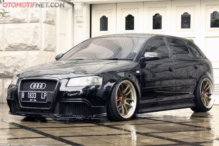 Audi A3 Pakai Pelek Terbatas Bbk Ngumpet Di Baliknya Bodykit Naik Kasta Gridoto Com