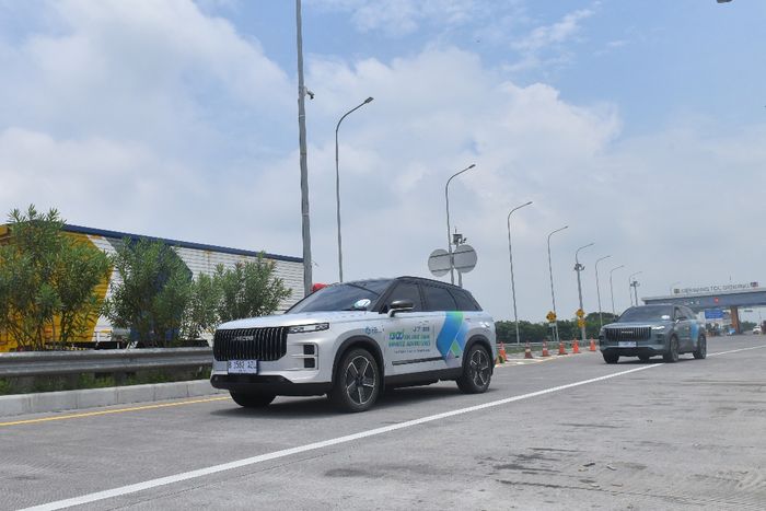 JAECOO J7 SHS di event JAECOO Super Hybrid Marathon Jakarta-Bali Long Range Test Drive (24-27/2)