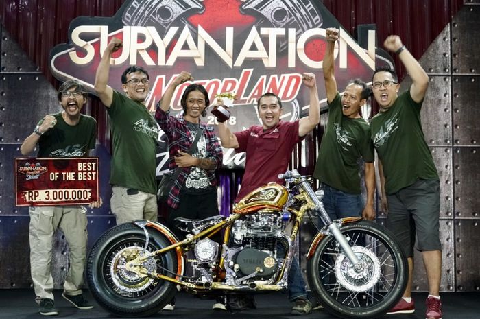 Yamaha XS 650 juara Suryanation Motorland Surabaya 2018