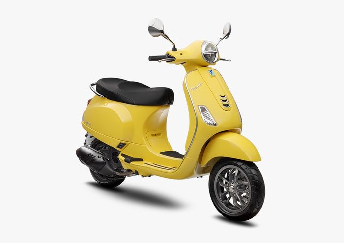 Vespa LX 125 i-get warna Yellow Lime