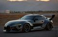 Toyota Supra A90 Sangar, Efek Wide Body Kit Pandem dan Kaki Agresif