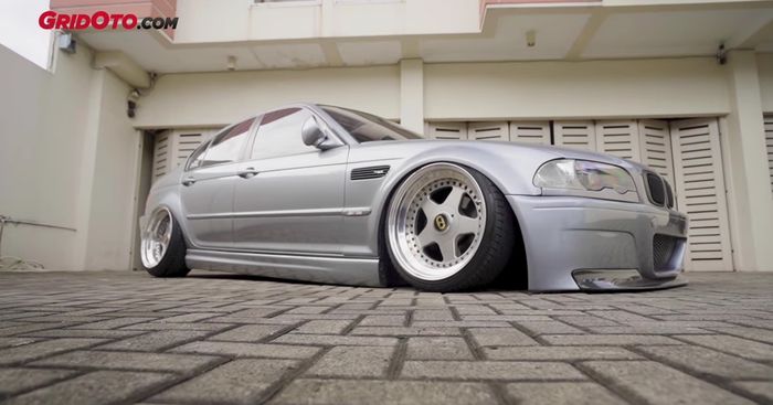 Kaki-kaki BMW E46 lebih kandas pakai air suspension