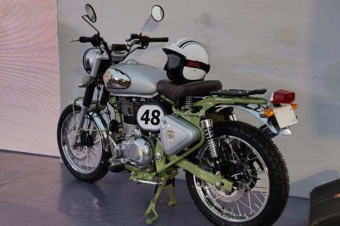 Royal Enfield Bullet Trial 500 dapat rangka hijau