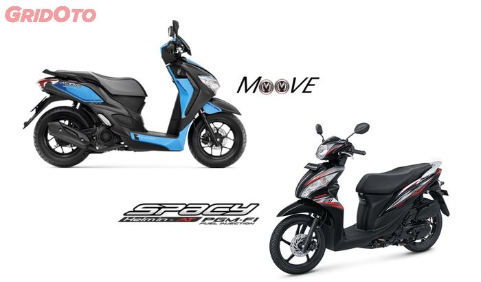 Honda Moove dan Honda Spacy