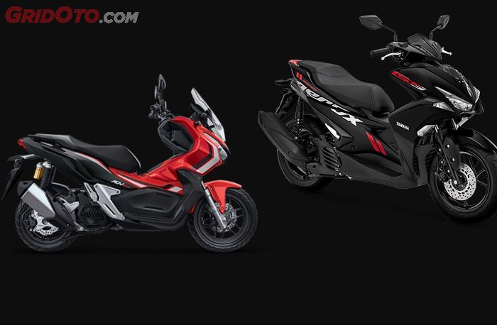 Honda ADV150 dan Yamaha Aerox