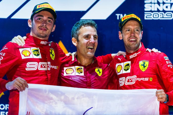 Tim Ferrari menunjukkan kekuatan di paruh musim kedua F1 2019, menang tiga kali beruntun beruntun di F1 Belgia, Italia dan Singapura