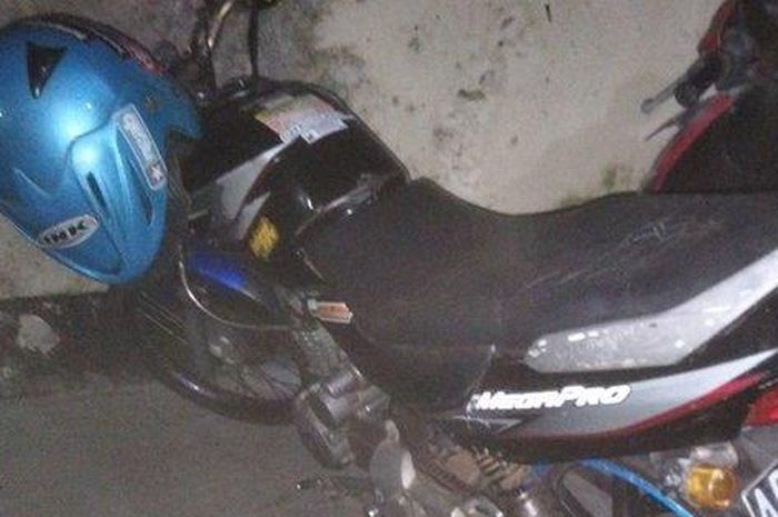 Honda MegaPro jadi barang bukti dua pemuda jadi samsak dadakan di Yogyakarta