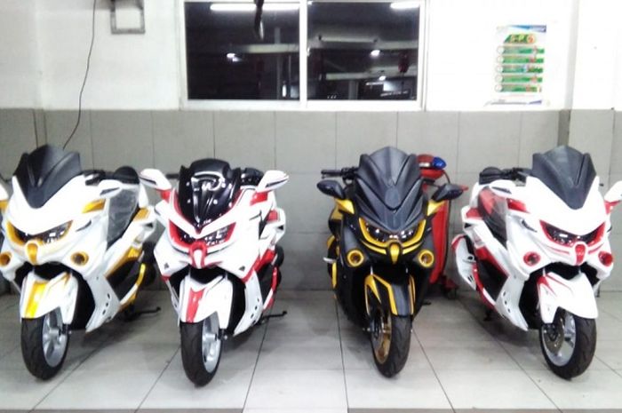 Yamaha NMAX Predator dan Transformer.