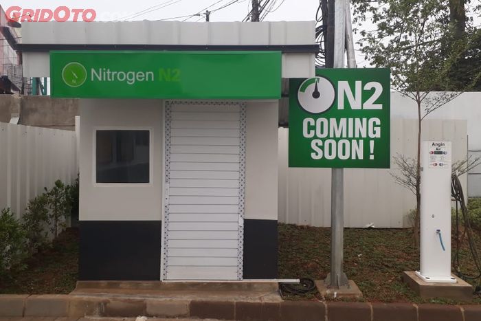 Outlet Nitrogen di SPBU BP-AKR yang belum beroperasi