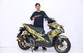 Berbalut Decal Garuda Wisnu Kencana, Yamaha Aerox 155 Tampil Memukau