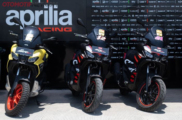 Aprilia SR-GT Replica jadi pit bike Aprilia Racing Facory Team di MotoGP Mandalika 2023