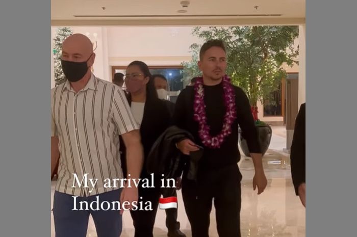Jorge Lorenzo sedang berada di Indonesia