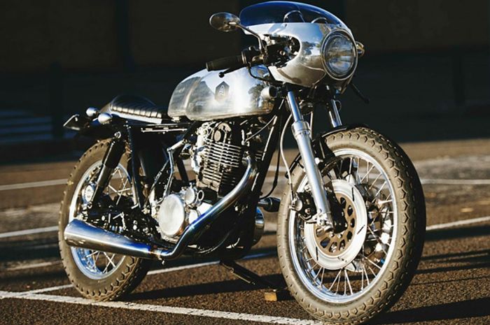 Yamaha SR500 custom manxy racer dari Addiction Customs