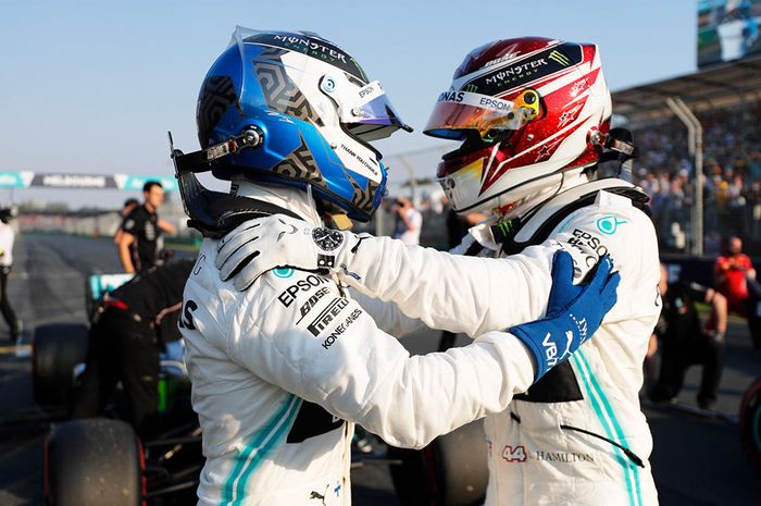 Valtteri Bottas dan Lewis Hamilton, apakah susunan pembalap tim Mercedes ini  tetap sama untuk 2020?