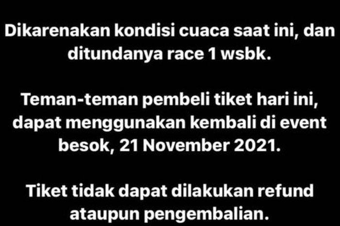  Kabar dari Mandalika Grand Prix Association (MGPA)