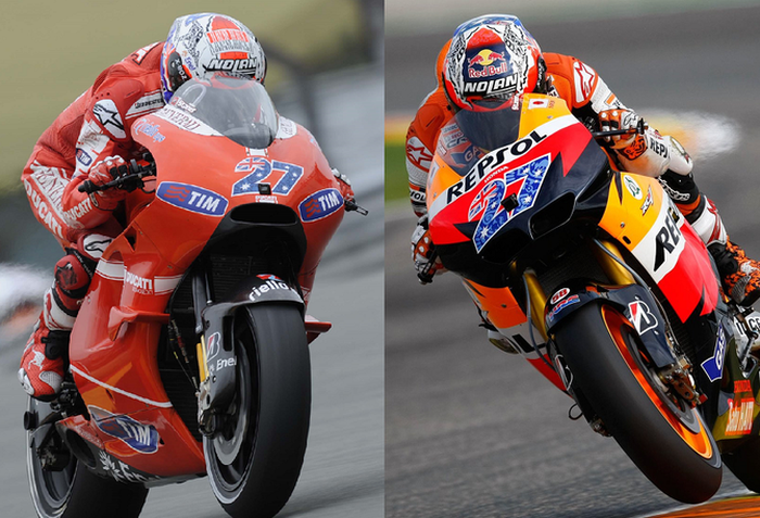 Stoner juara musim 2007 bersama Ducati, kemudian gelar kedua ia rasakan bersama Repsol Honda tahun 2011