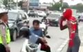 Spiderman dari Medan Naik Yamaha NMAX, Malah Kena Tilang Enggak Pakai Helm