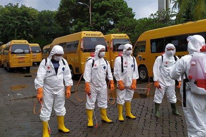 Bus Sekolah dilibatkan dalam penanganan virus Corona, jadi armada antar jemput tim medis dan pasien