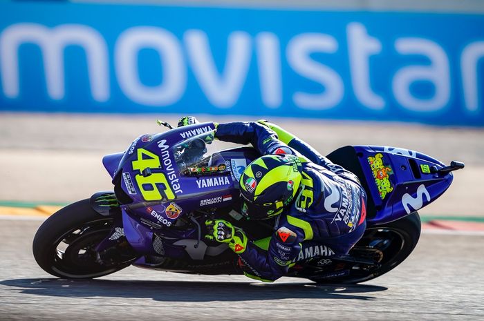 Valentino Rossi di FP1 MotoGP Thailand