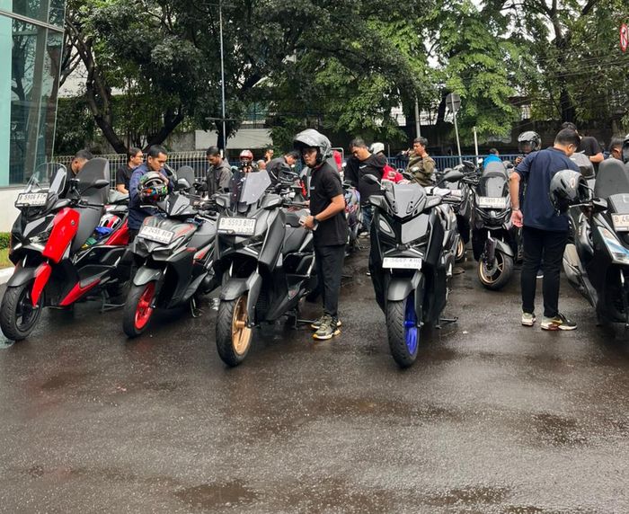 Persiapan city touring bersama Yamaha