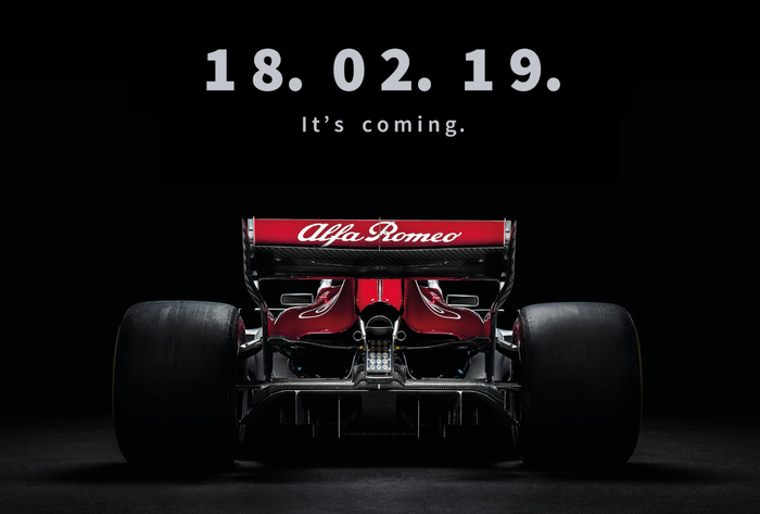 Tim Alfa Romeo Racing akan memperkenalkan mobil F1 2019 tanggal 18 Februari