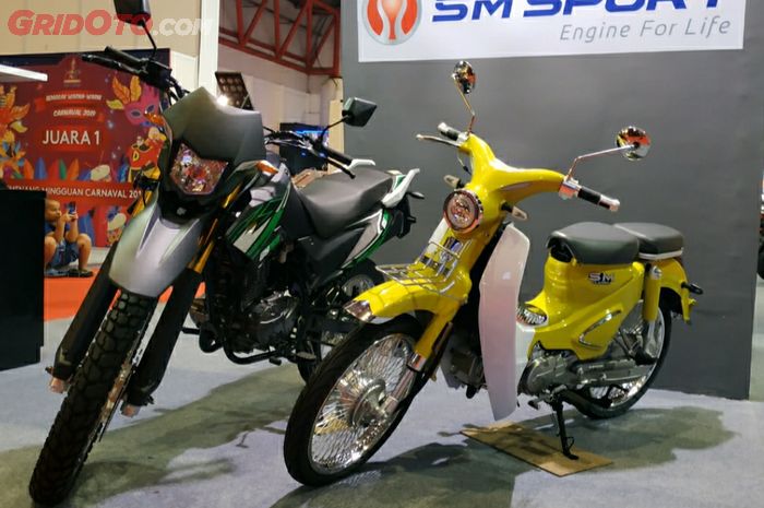 SM Sport Classic, kembaran Honda Super Cub C125 dari Malaysia yang dijual di Jakarta Fair Kemayoran (JFK) 2019.