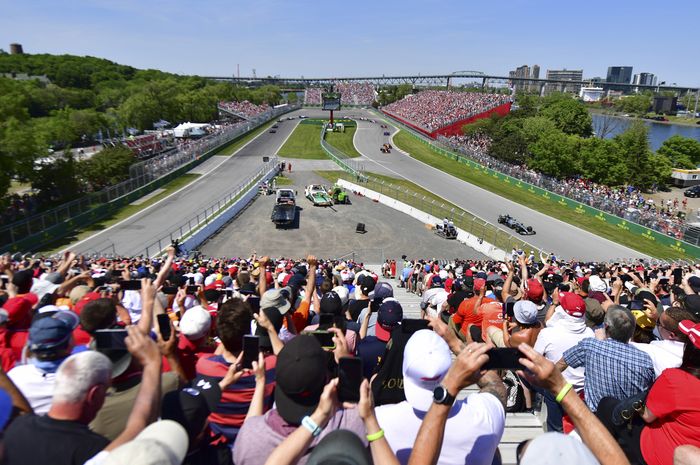 F1 Kanada 2019 . Balapan di sirkuit Gilles Villeneuve, Montreal yang semipermanen