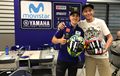 Ada Sentuhan Rossi di Baju Balap Maverick Vinales di MotoGP Spanyol