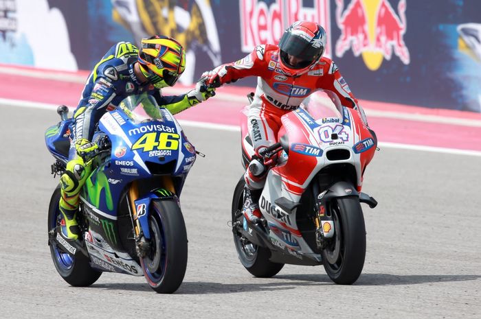 Valentino Rossi dan Andrea Dovizioso