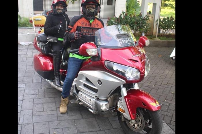 Honda Gold Wing yang hilang dibawa kabur