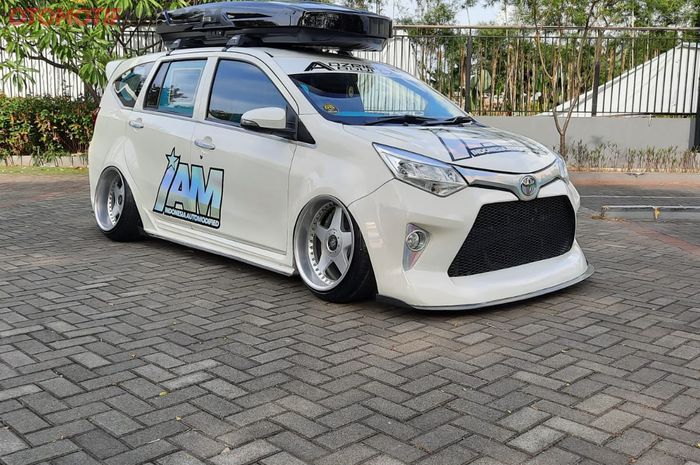 Toyota Calya MT 2018 modifikasi ekstrem milik Irwan Nawawi. Biaya tembus Rp 500 juta