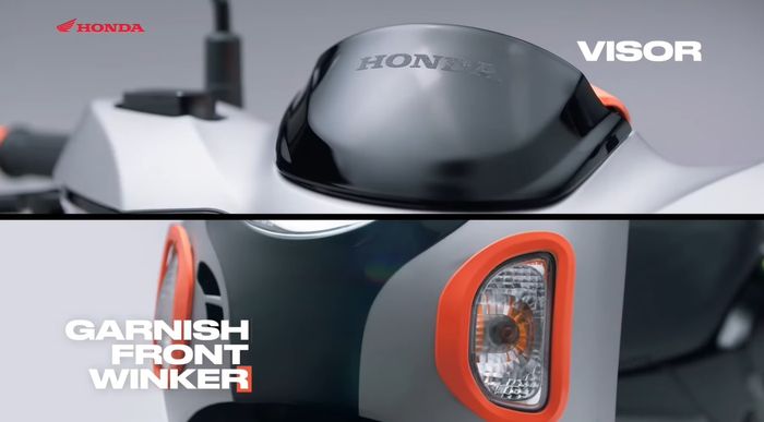 Aksesori visor dan cover sein depan