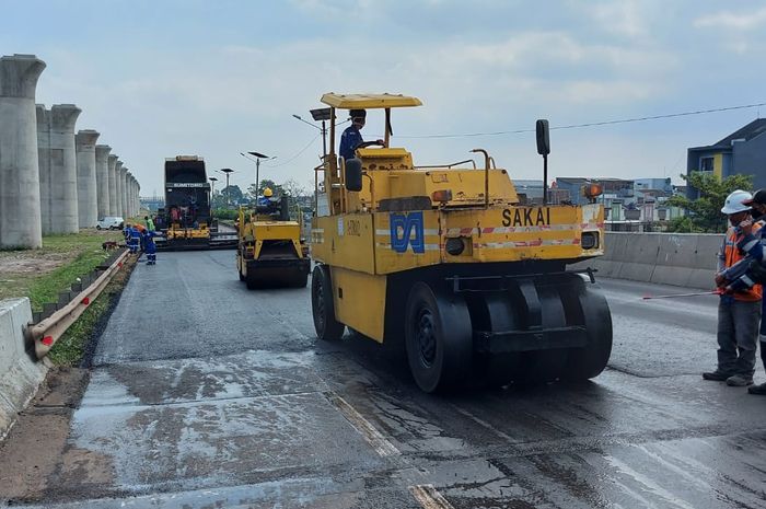 Akan ada pekerjaan perbaikan jalan di Ruas Tol Cipularang dan Padaleunyi pada  12 sampai dengan 16 Juli 2021.