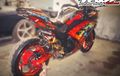 Keren, Bodi Kawasaki Ninja 250 Ini Dilabur Airbrush Bertema Transformers
