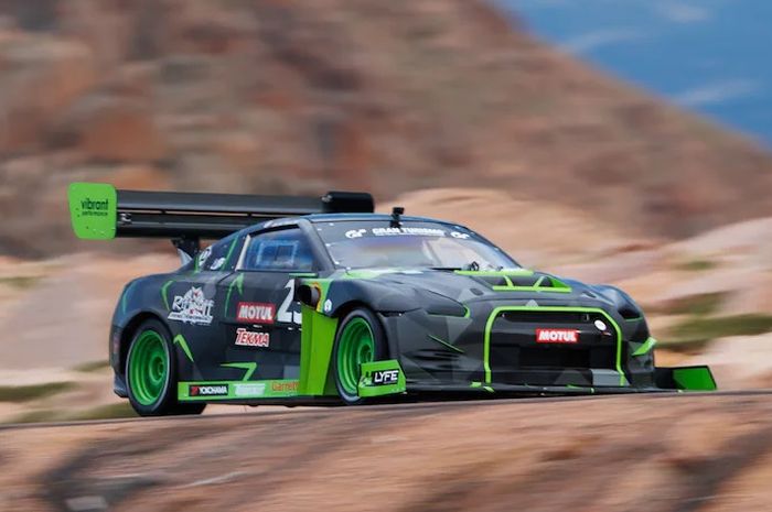 Modifikasi Nissan GT-R R35 hardcore kreasi Cole Powelson untuk ajang Pikes Peak 